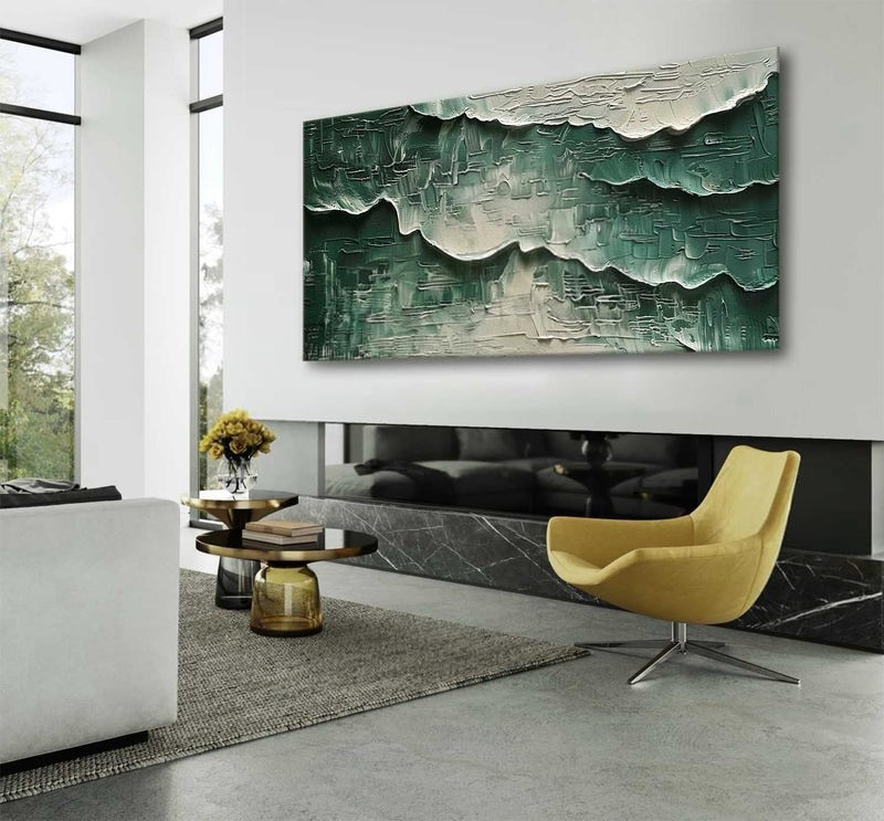 Wall Art Horizontal 3D Impasto Plaster