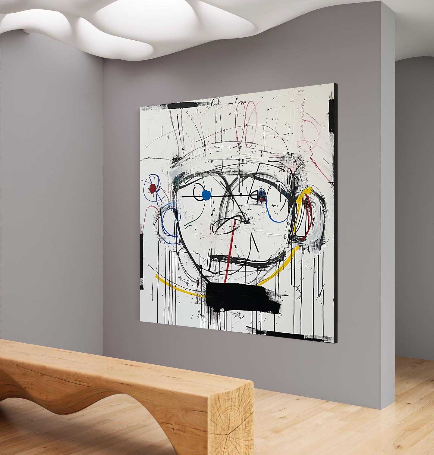 Wall Art Abstract Graffiti Figurative Dynamic Minimalist