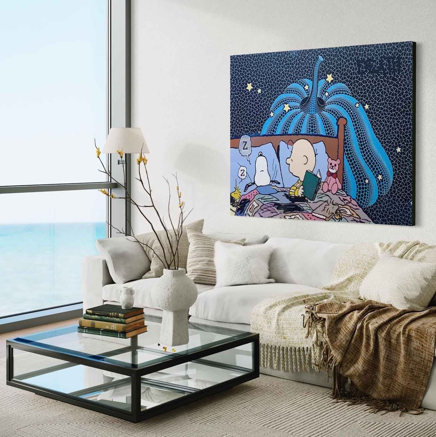 Wall Art Whimsical Textured Peanuts