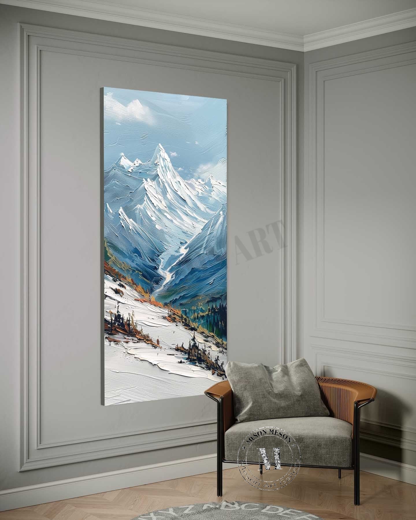 Plaster Art Texture Painting SG338 - Neutralighting