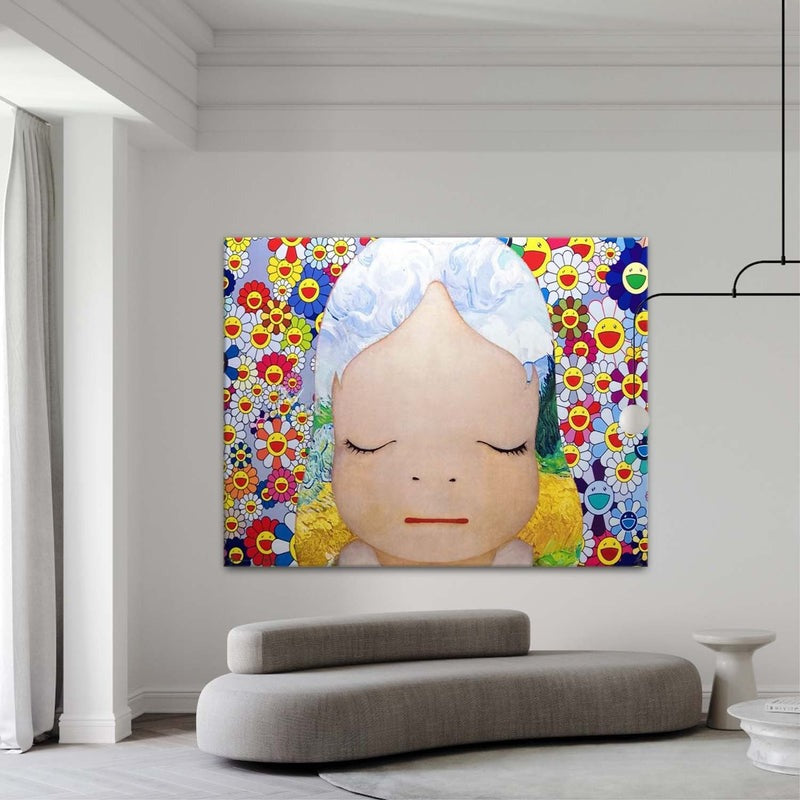 Wall Art Yoshitomo Nara Girl Murakami Flower
