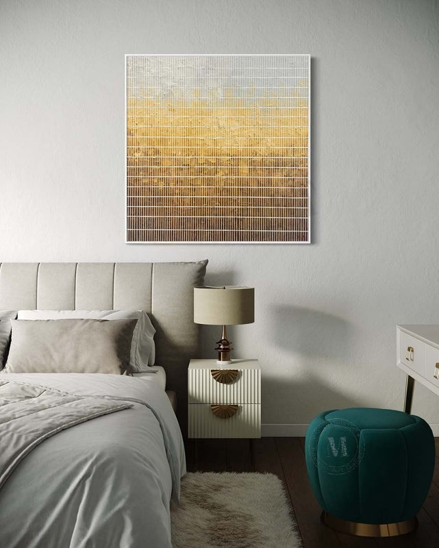 Wall Art Gradient Brown Field Harvest Nature