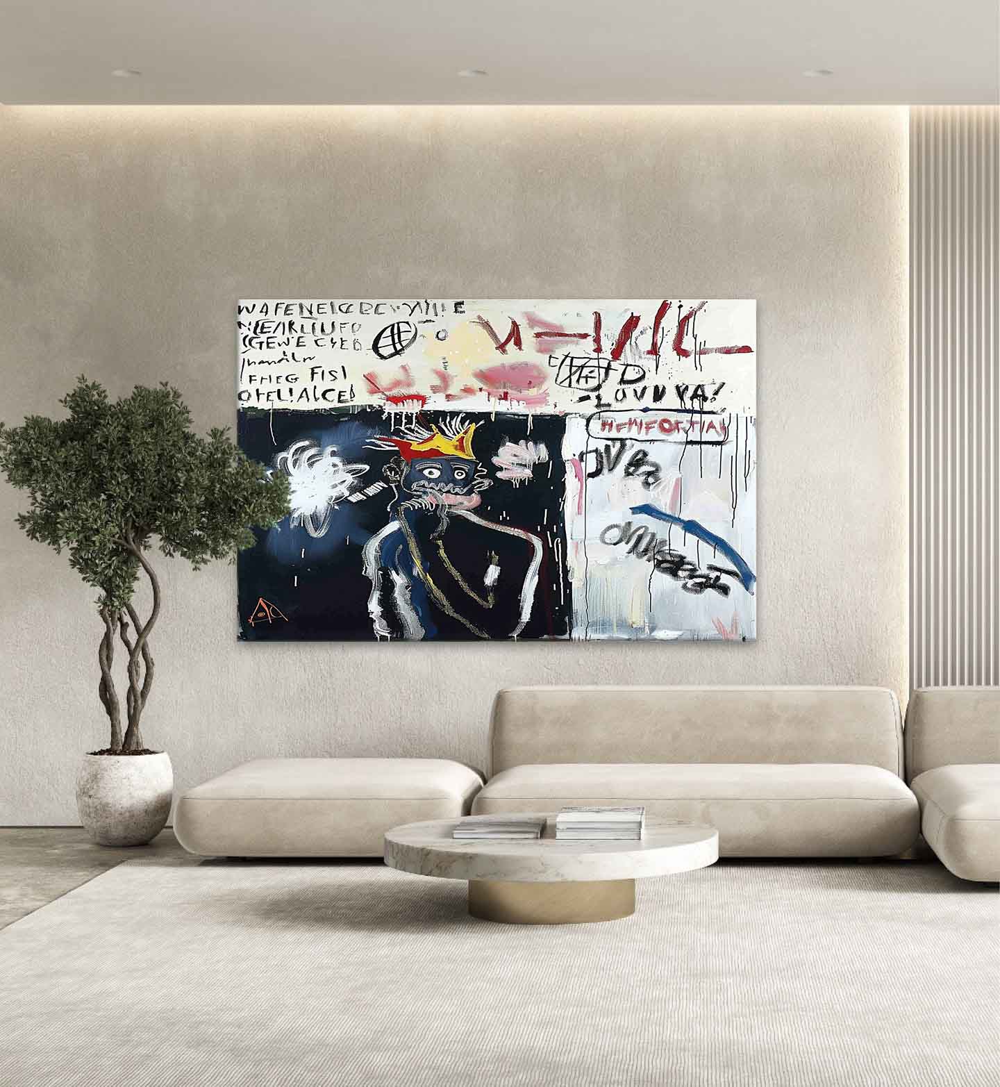 Wall Art Graffiti Figure Street Contemporary Inspired