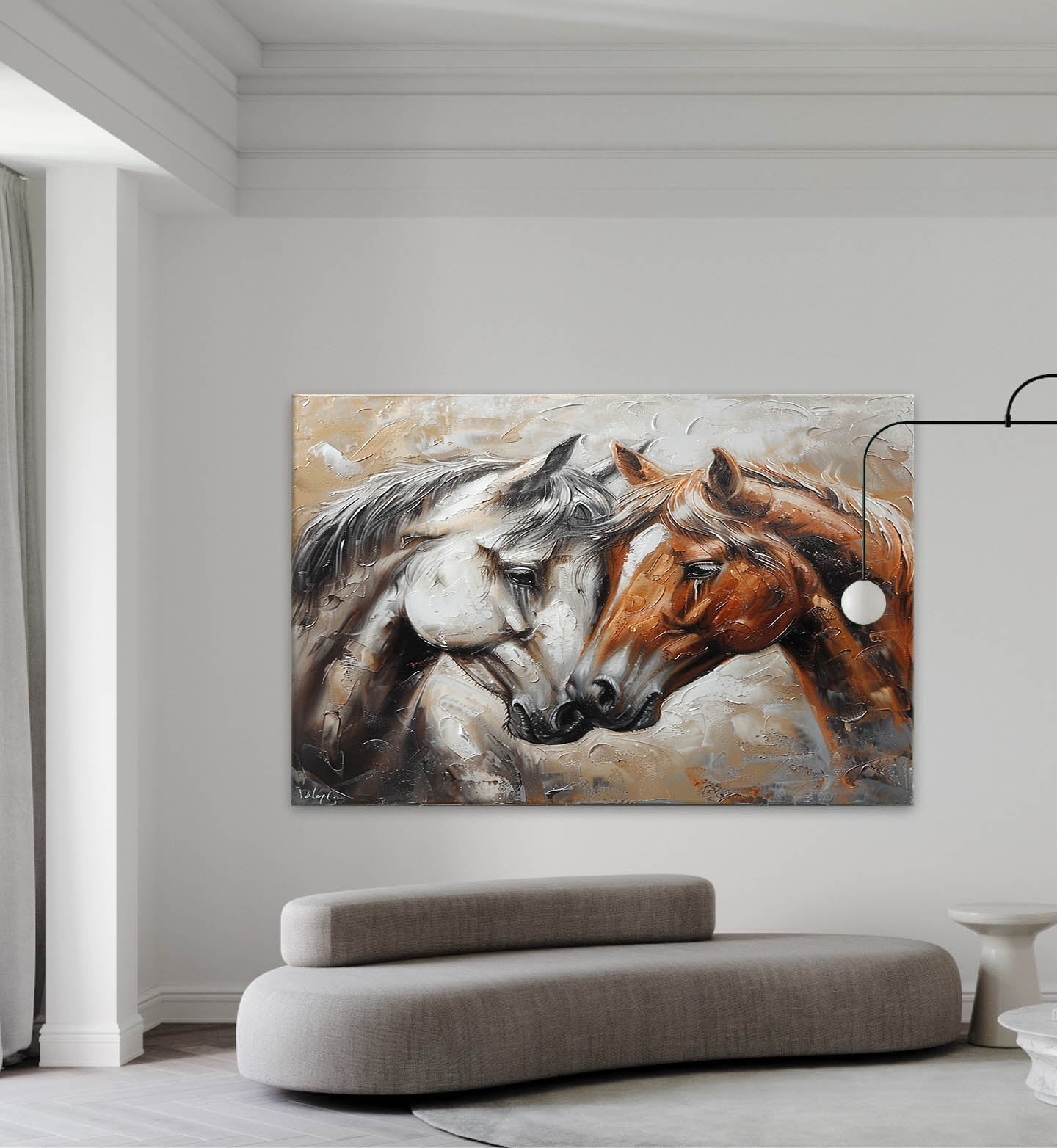 Contemporary Horse Art HA017 - Neutralighting