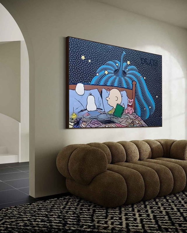 Wall Art Whimsical Textured Peanuts