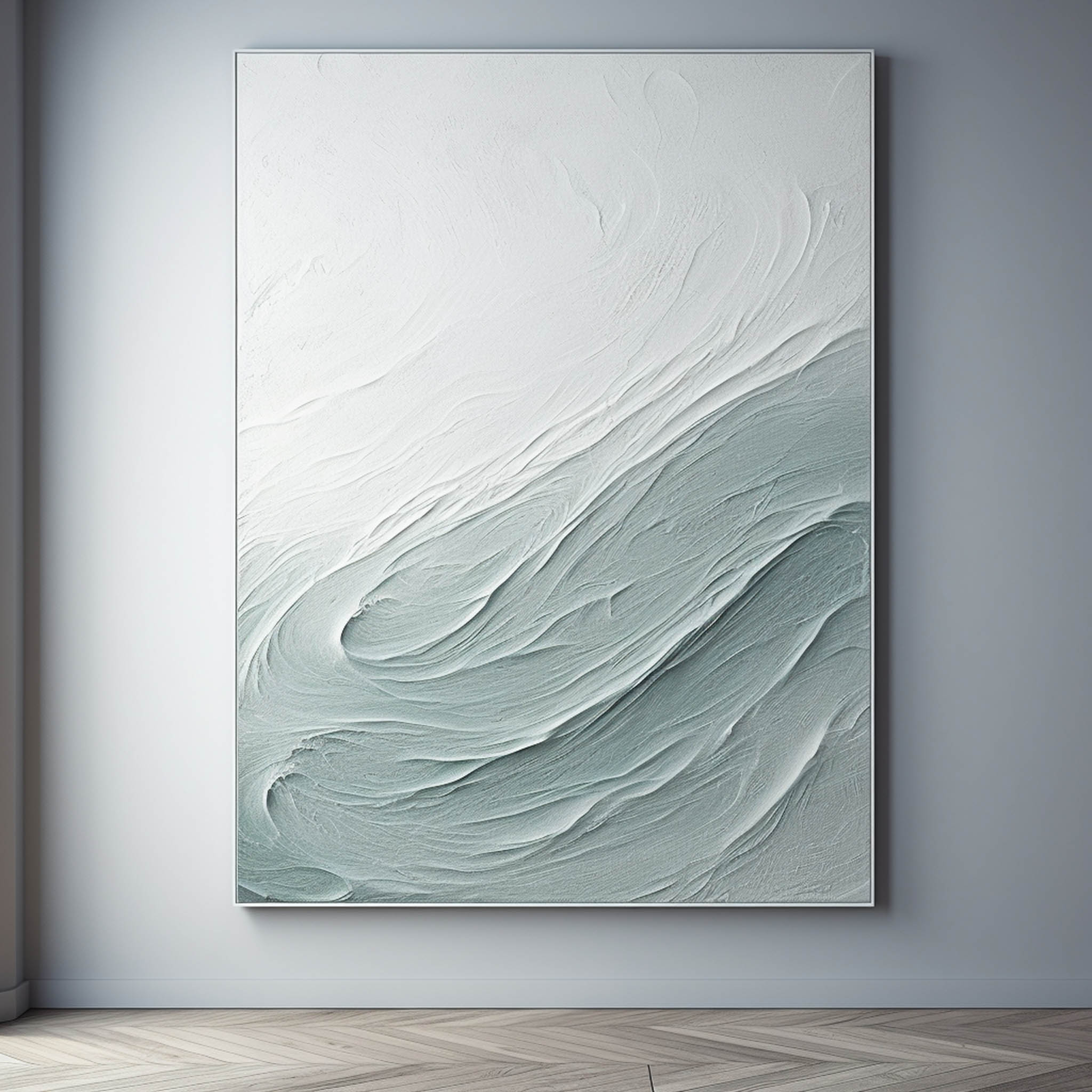 Wall Art Wave Minimalist Relief Modern