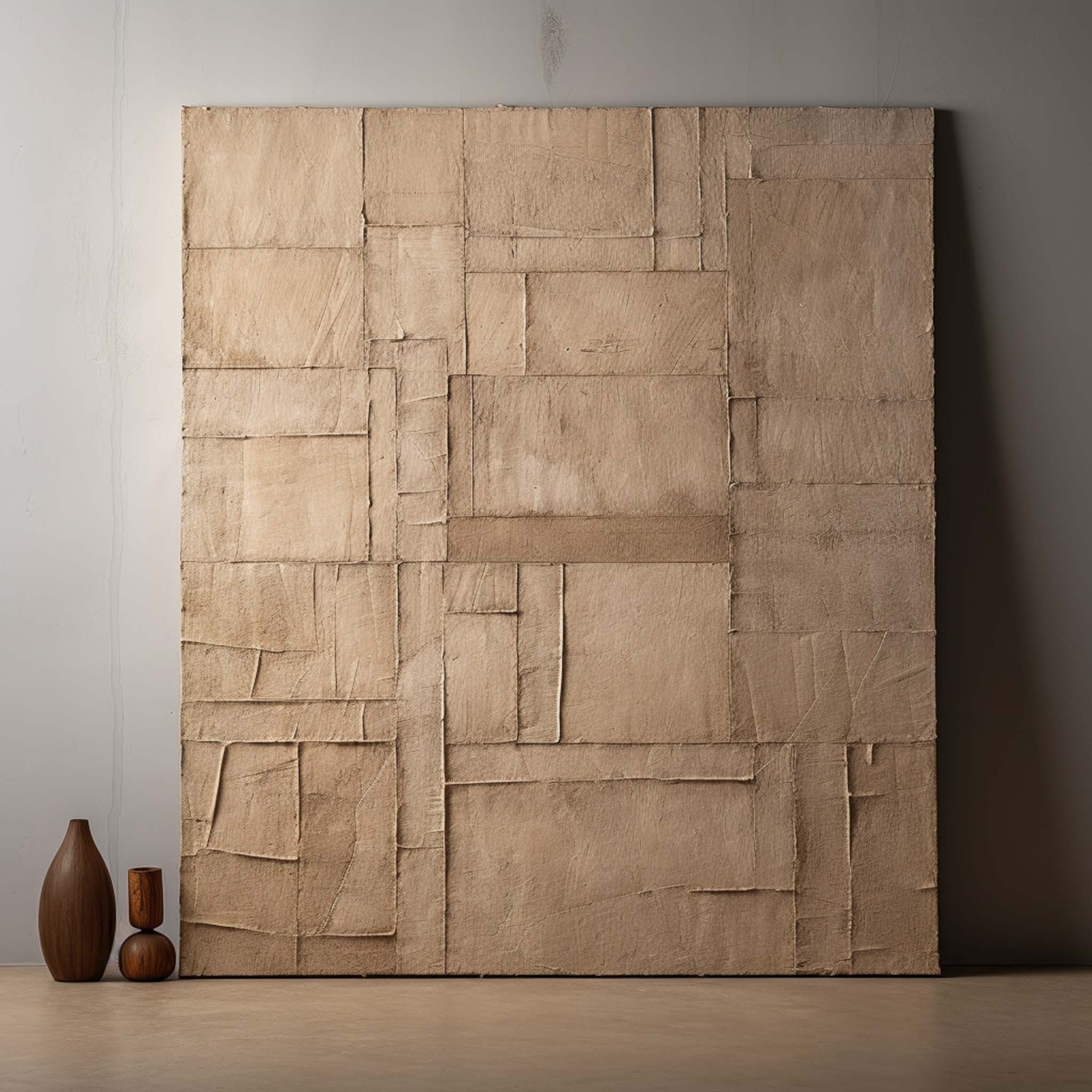 Wall Art Wabi-Sabi Neutral Geometric Modern