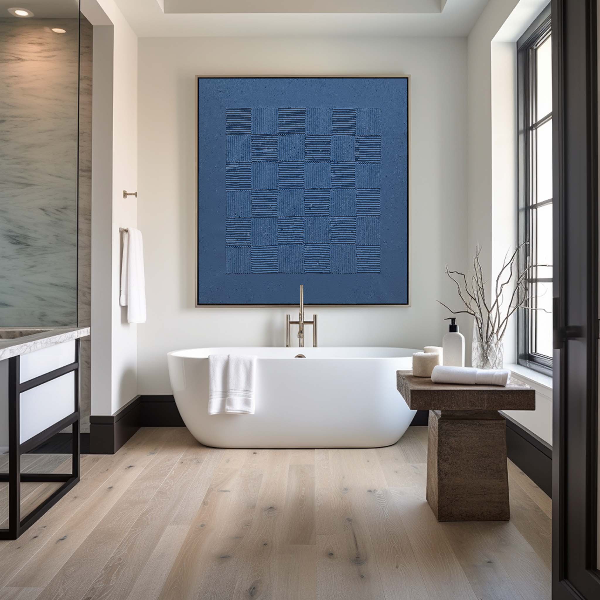 Blue Minimalist Painting ABAS116 - Neutralighting