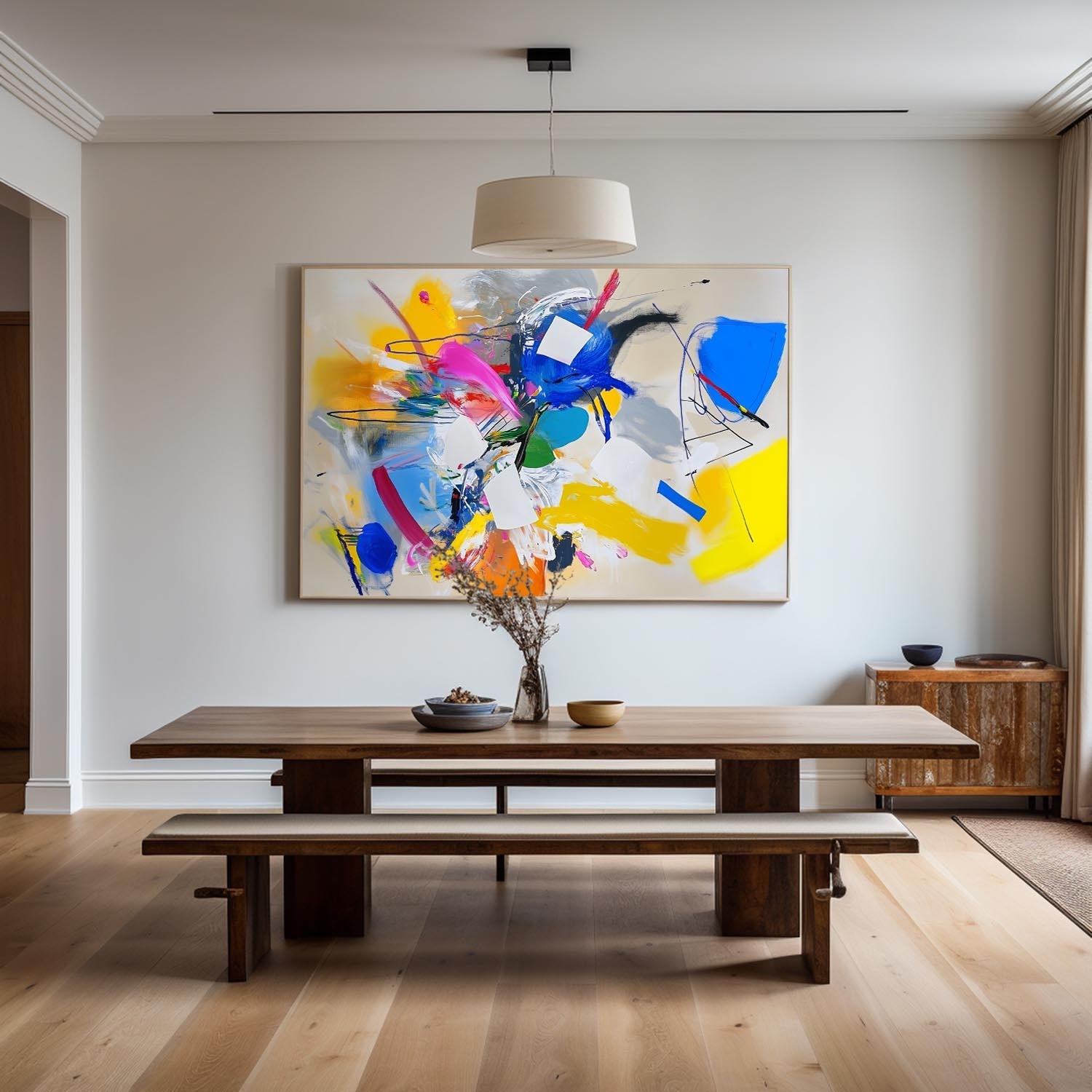 Colorful Abstract Expressionist Modern Painting