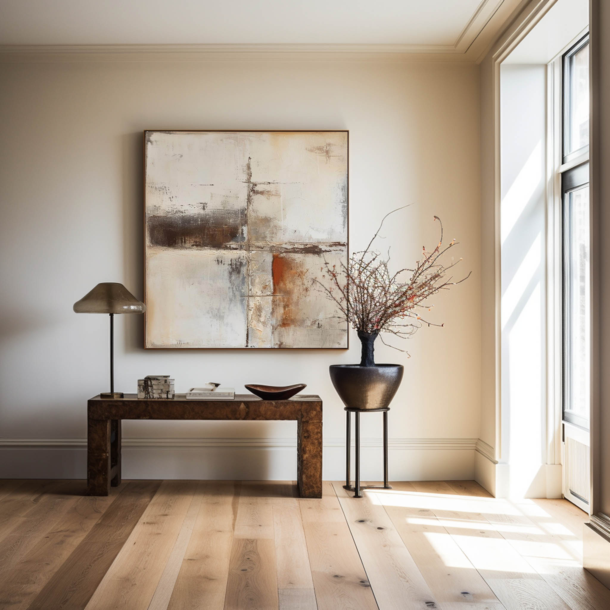 Modern Abstract Painting ABAS206 - Neutralighting