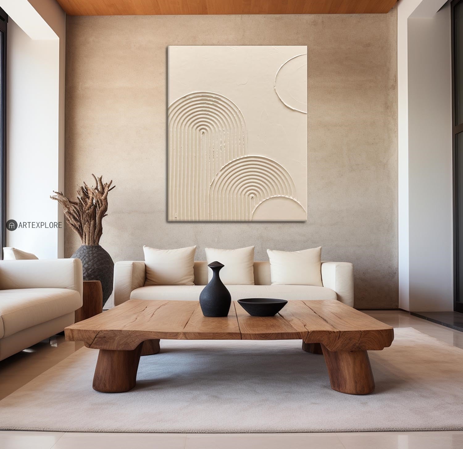 Concentric Flow Minimalist Wall Art