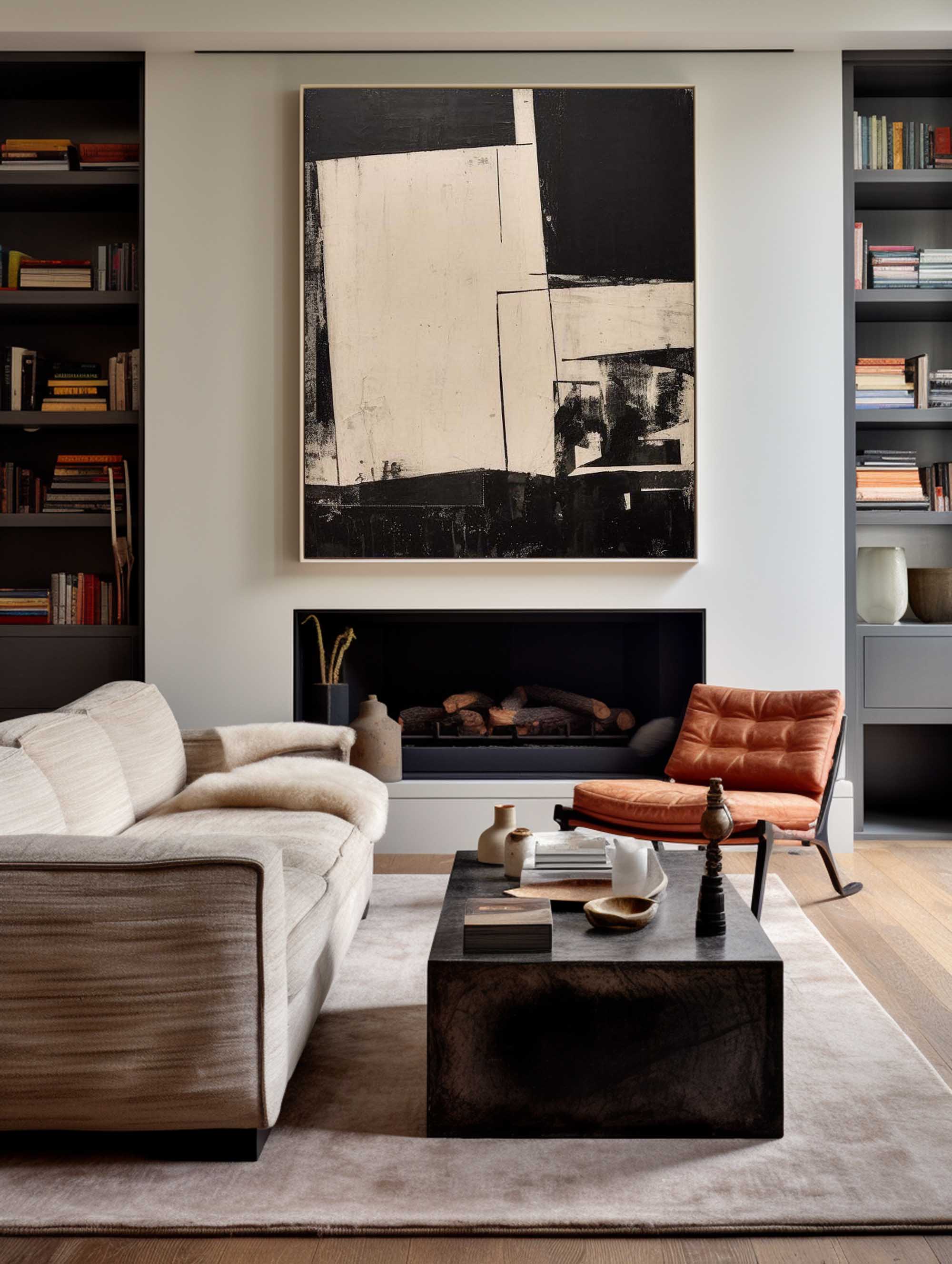 Wall Art Dark Remnant Composition