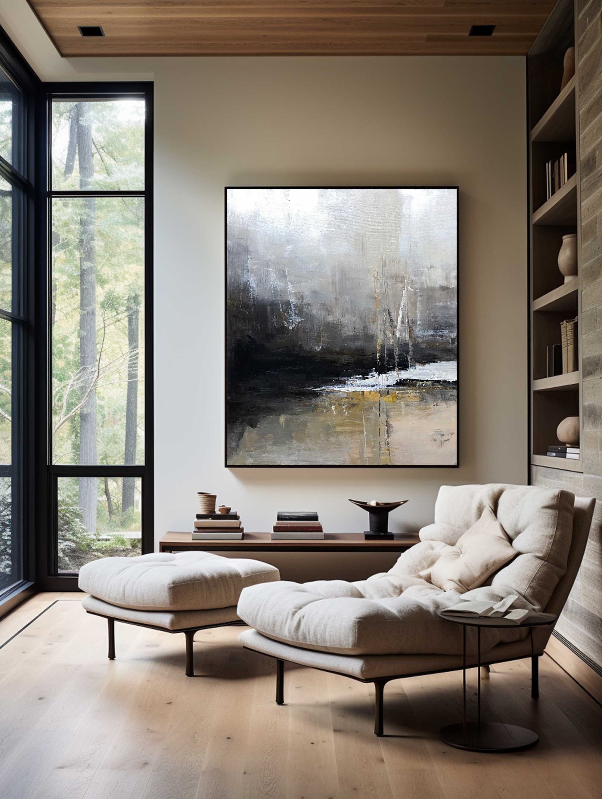 Wall Art Abstract Landscape Painting