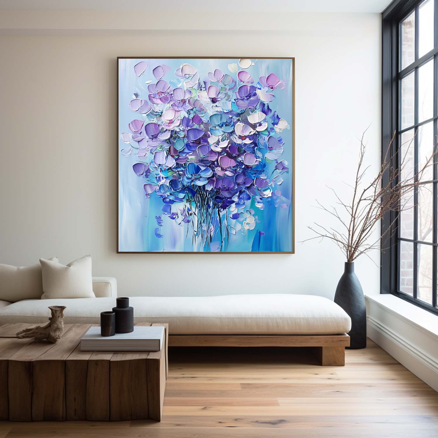 Lavender Blossom Garden Painting