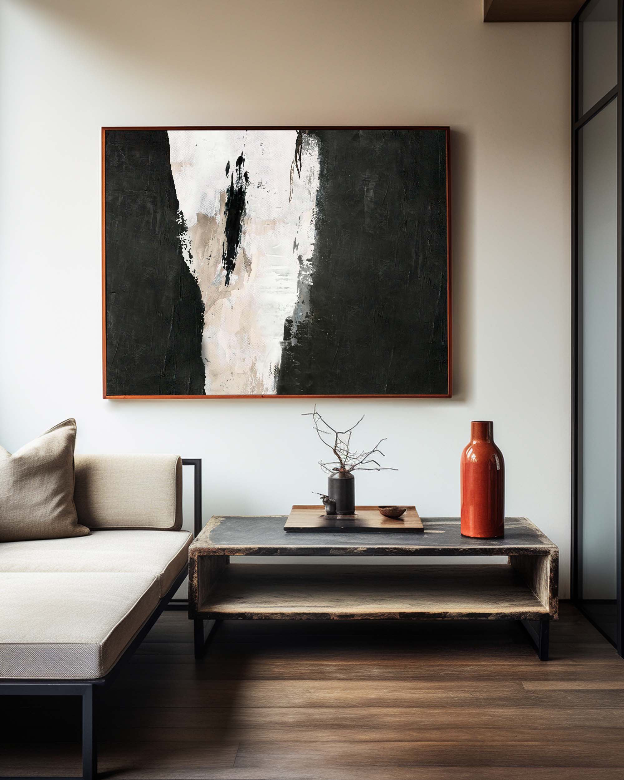 Black White Painting ABAH16 - Neutralighting