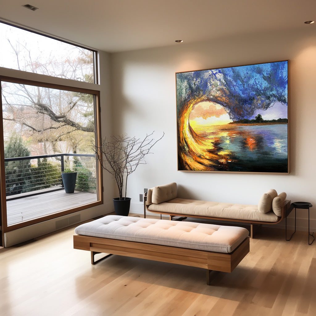 Elowen Sunset Canvas Wall Art
