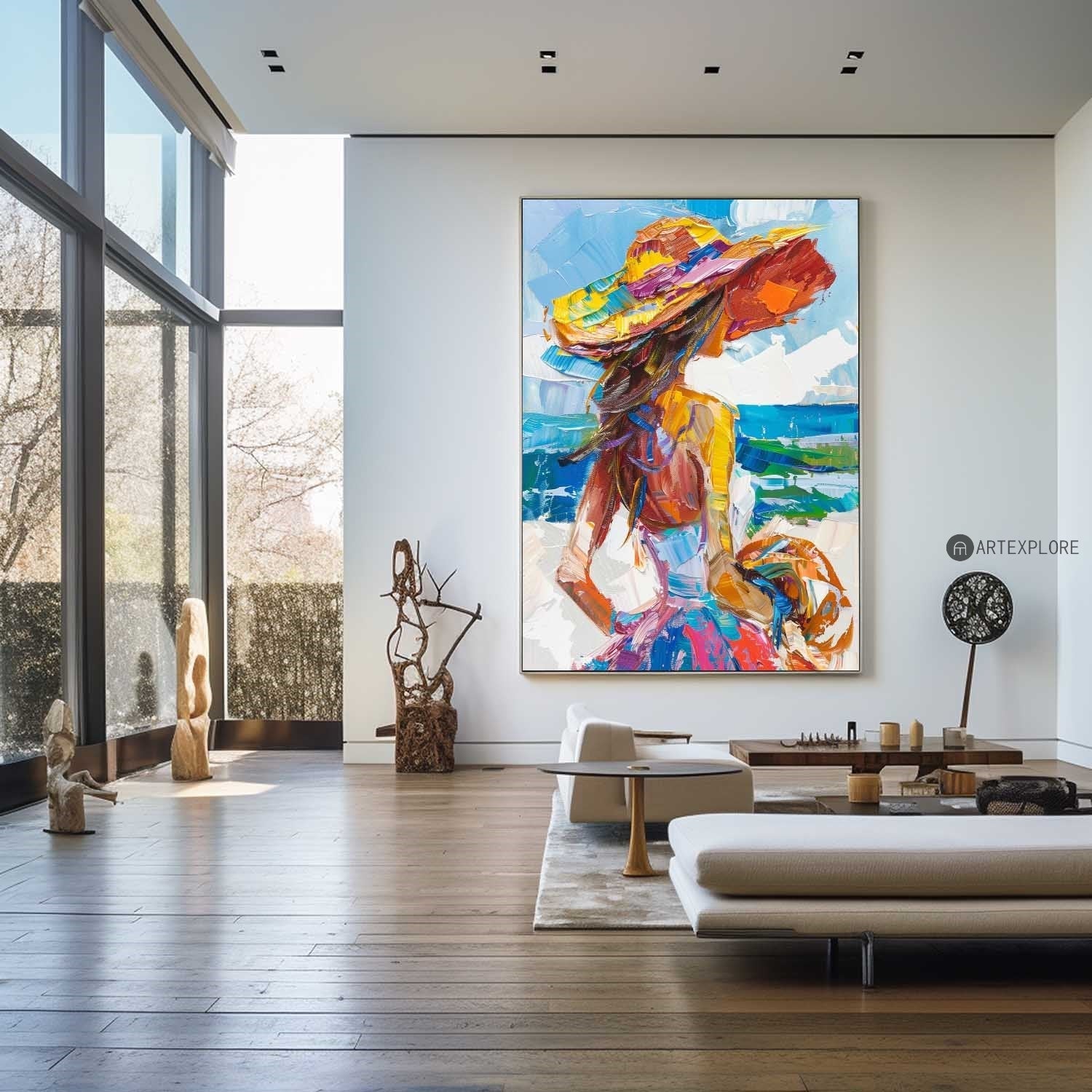 Modern Abstract Painting ABAV521 - Neutralighting