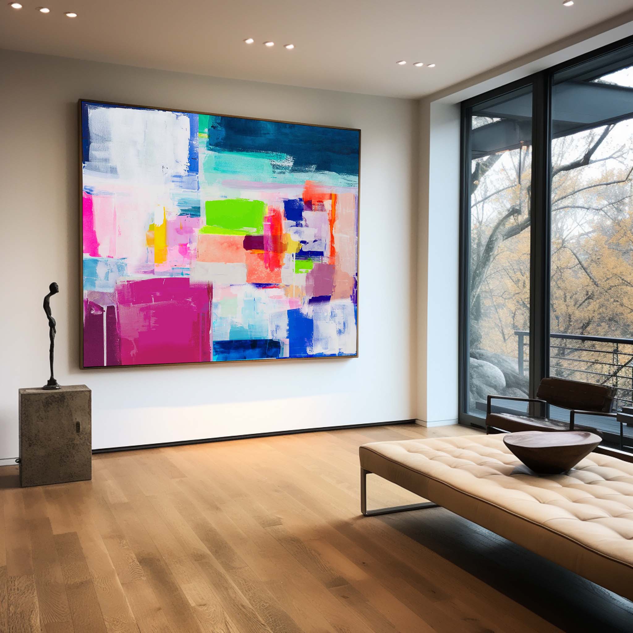 Color Abstract Art ABAH05 - Neutralighting
