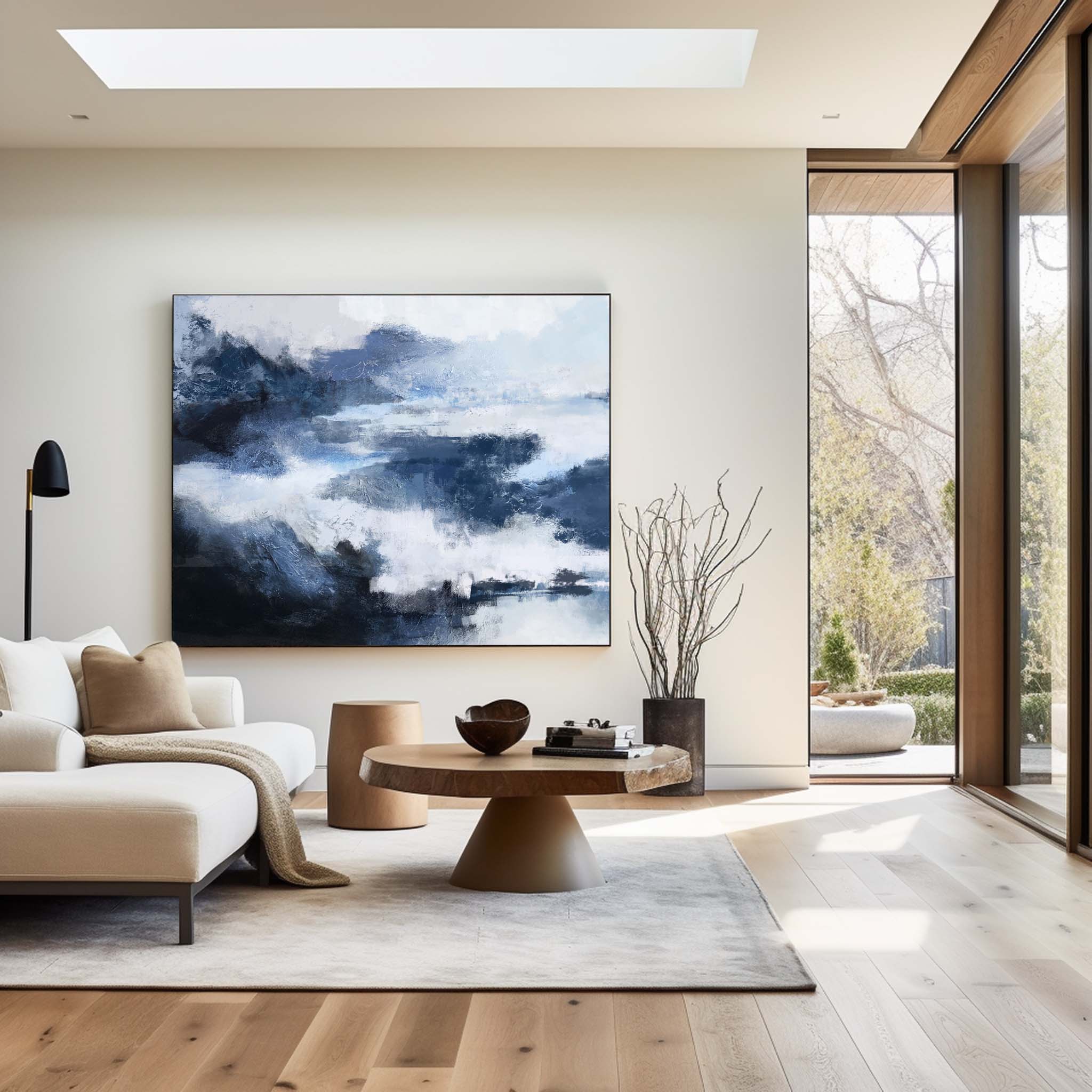 BLue Abstract Art ABAH37 - Neutralighting