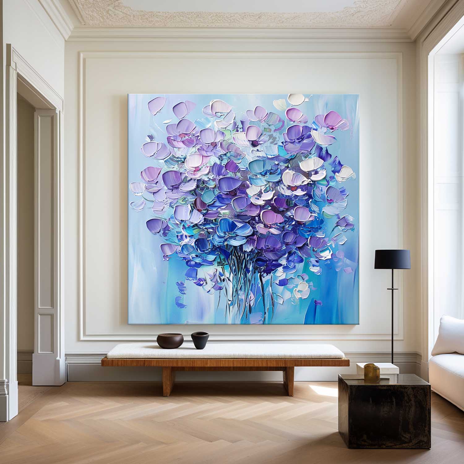 Lavender Blossom Garden Painting
