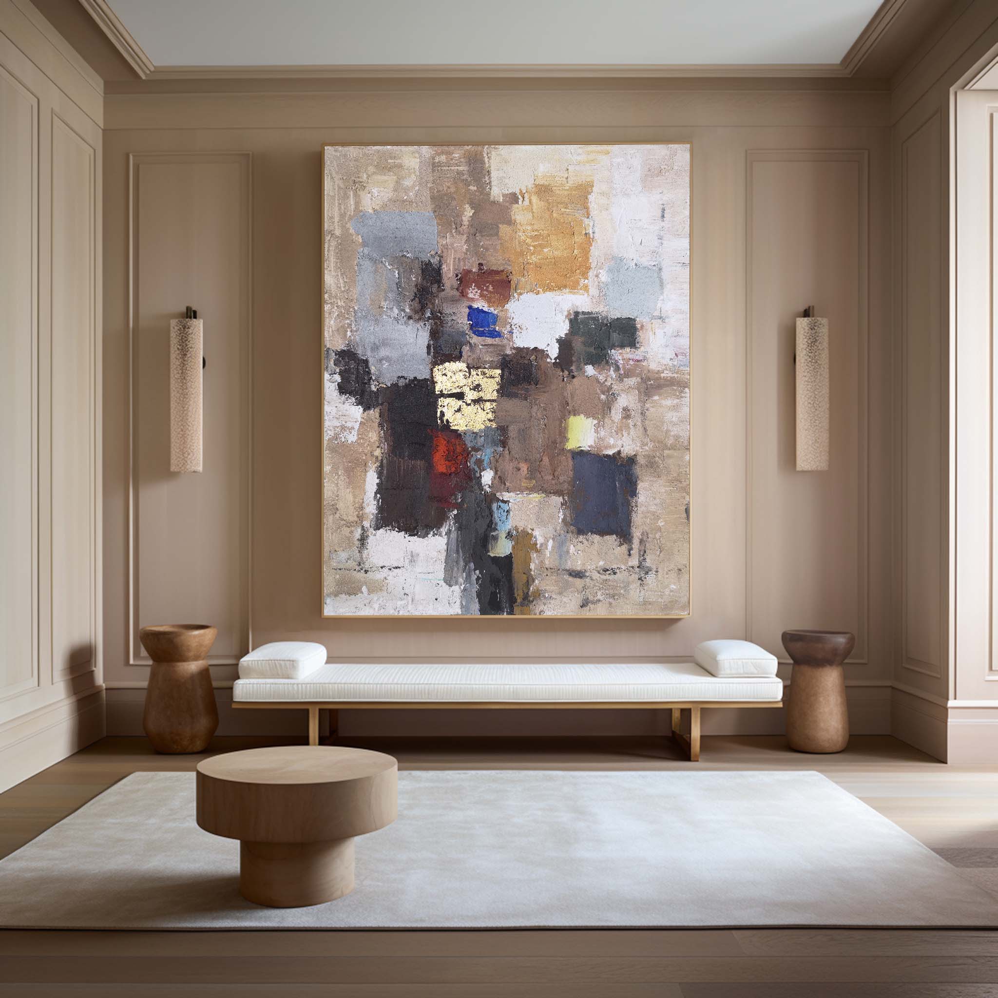 Abstract Geometric Painting
