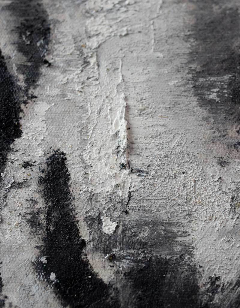 Grey White Abstract Horse Art ANH02 - Neutralighting