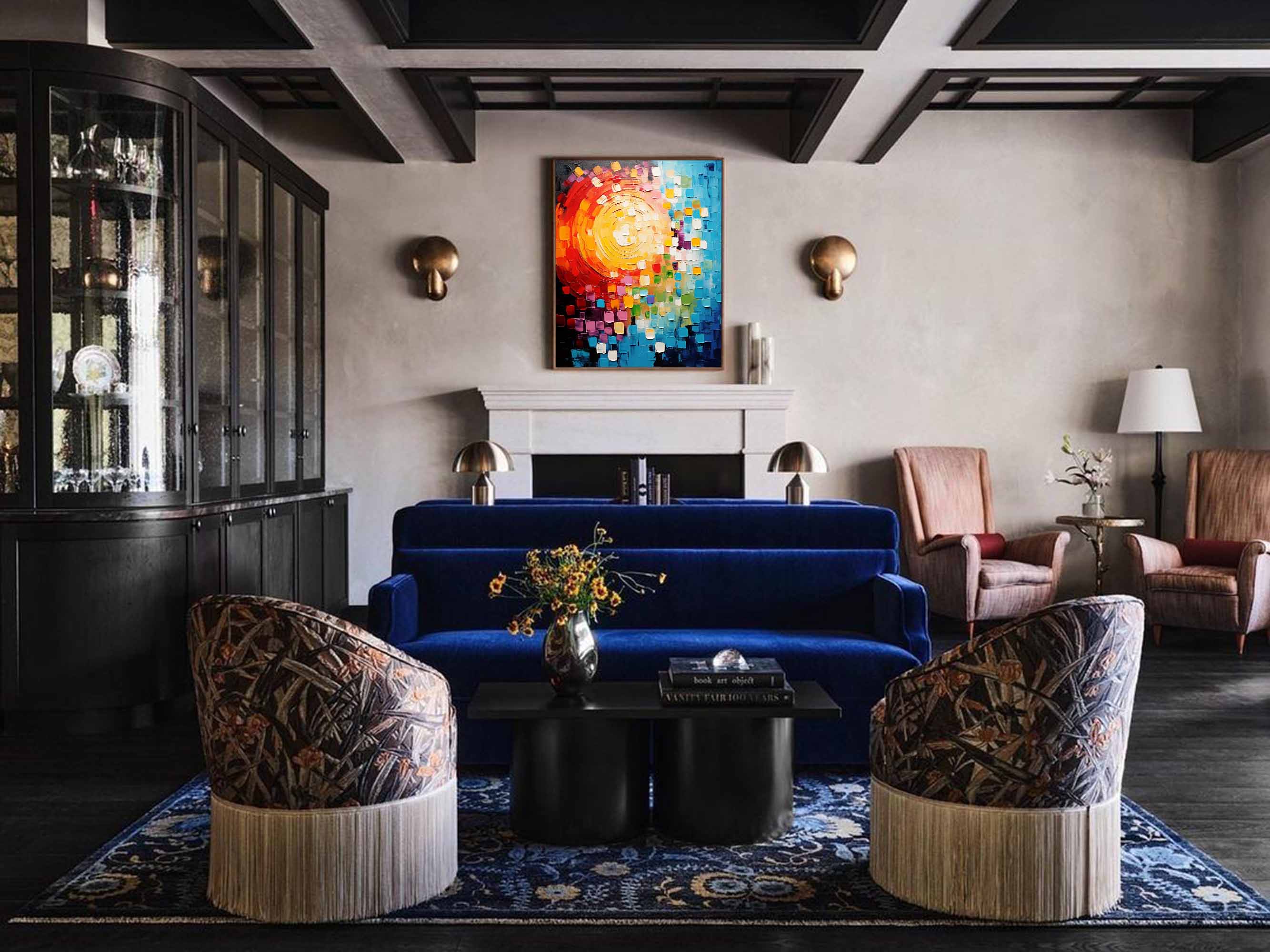 Wall Art Abstract Geometric Modern