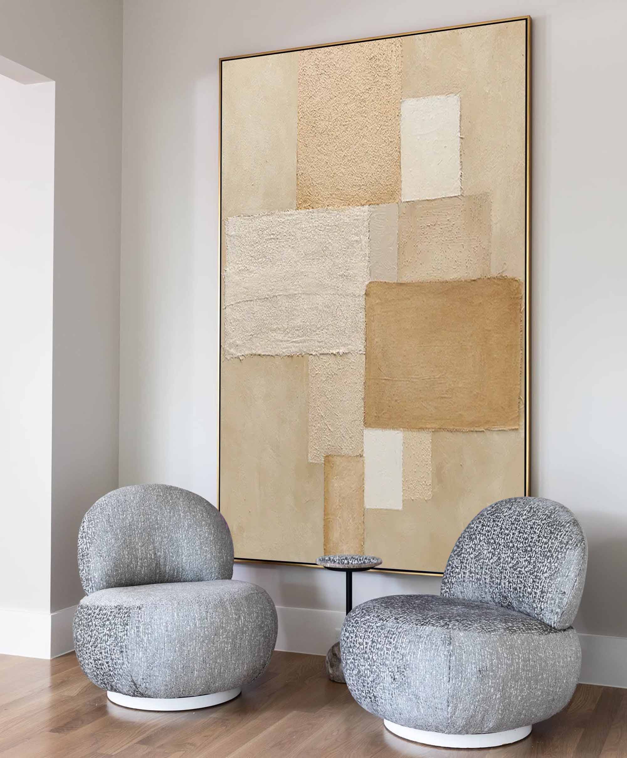 Geometric Canvas Art GE008 - Neutralighting