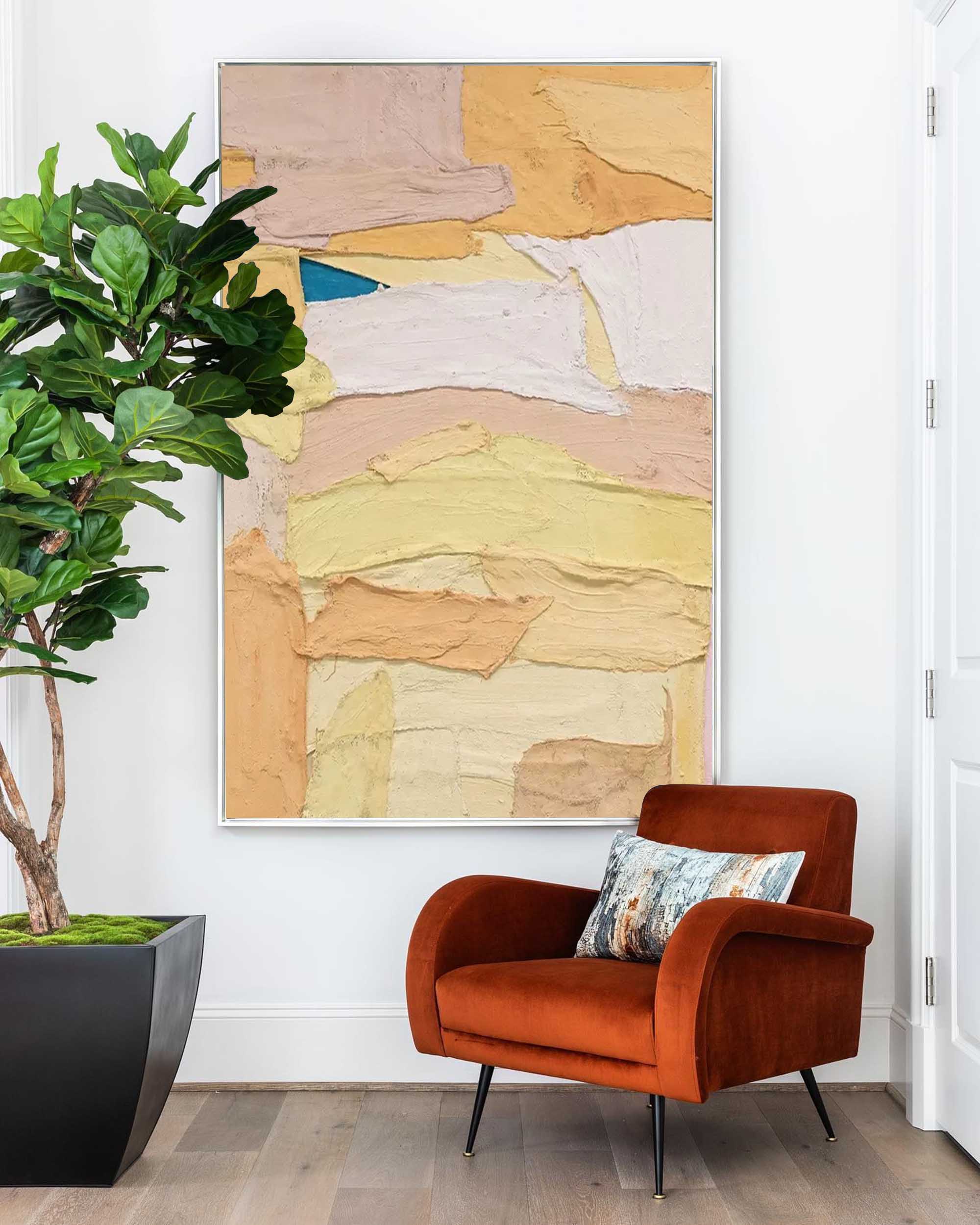 Wall Art Abstract Impasto Energetic