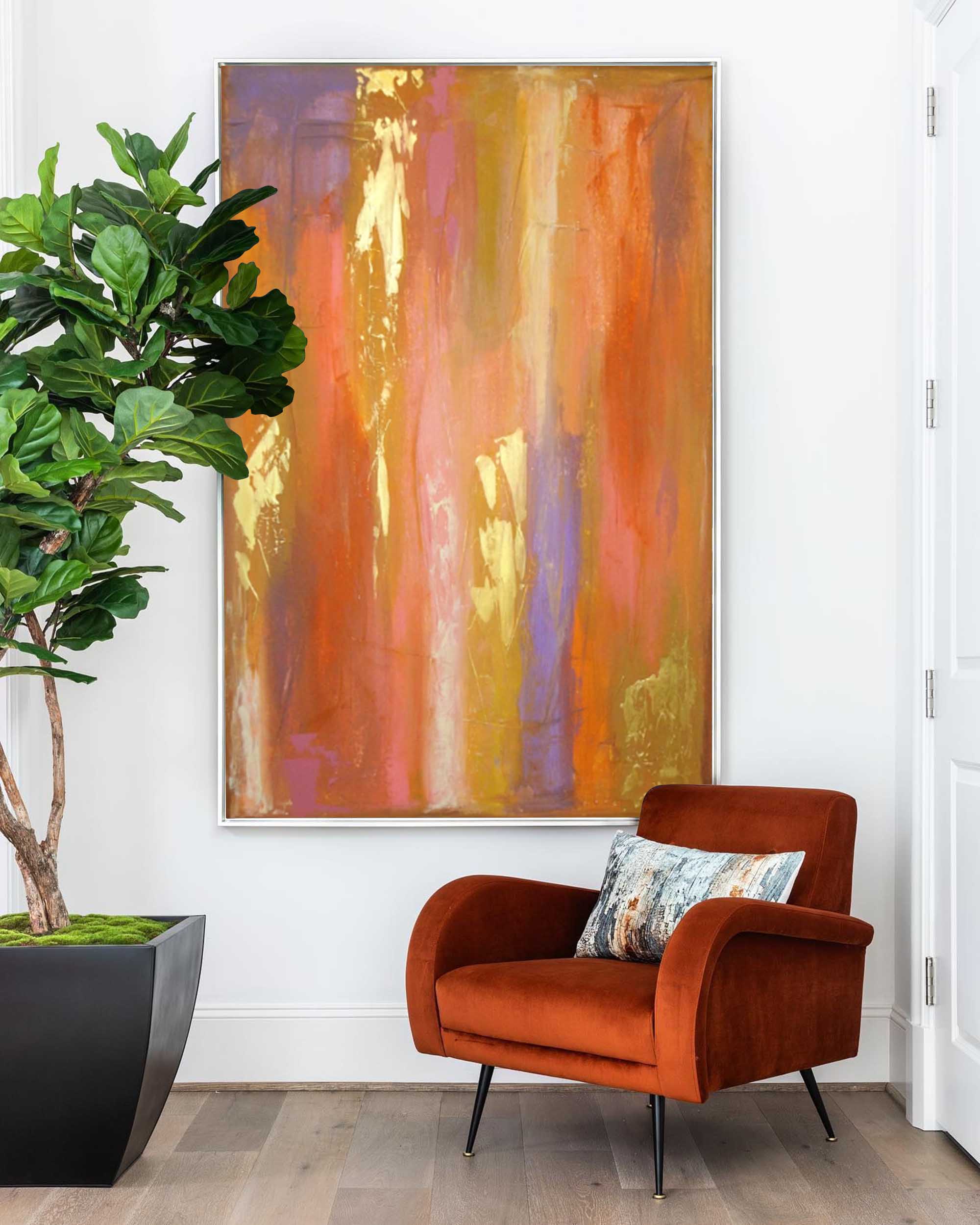 Wall Art Contemporary Burnished Glow