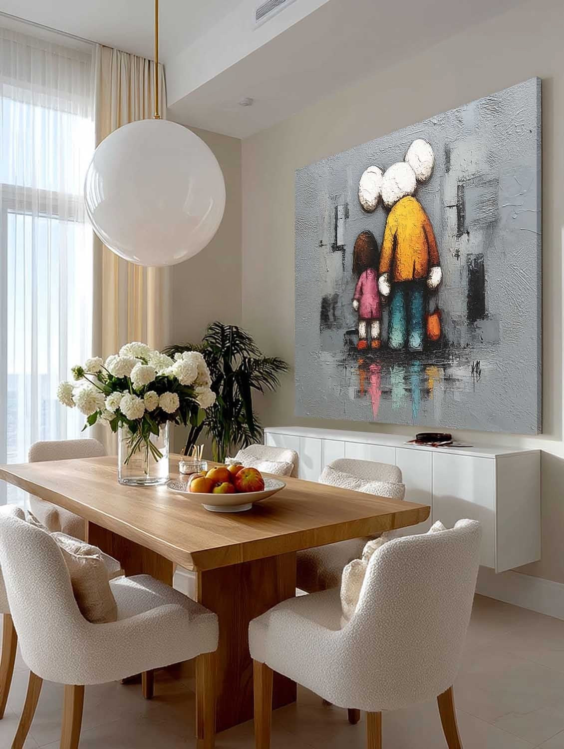 Wall Art Heartfelt Kaws Companion