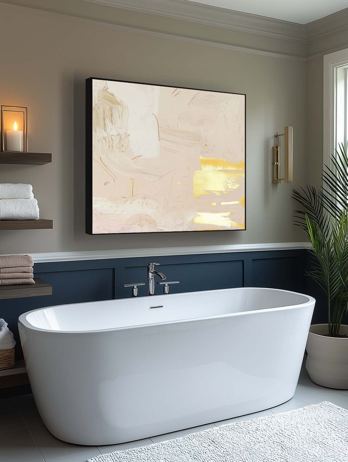 Wall Art Modern Textured Dimensional
