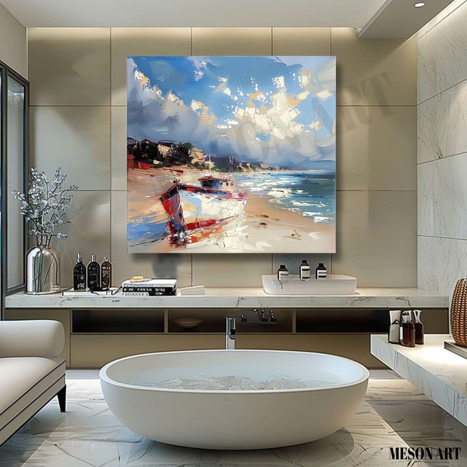 Wall Art Palette Knife Impasto