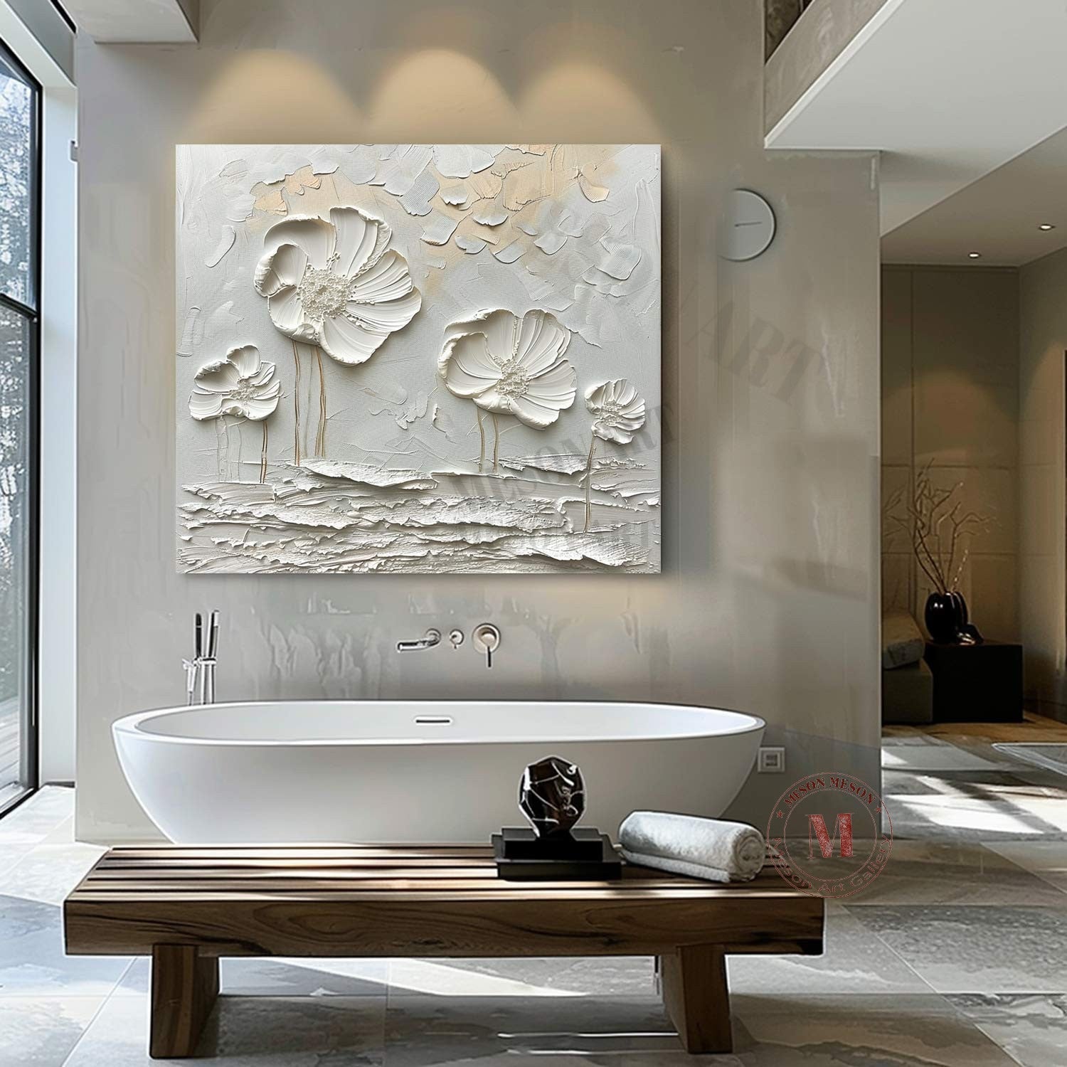Plaster Art Texture Painting SG333 - Neutralighting