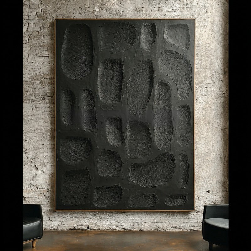 Wall Art Abstract Stone Texture Painting