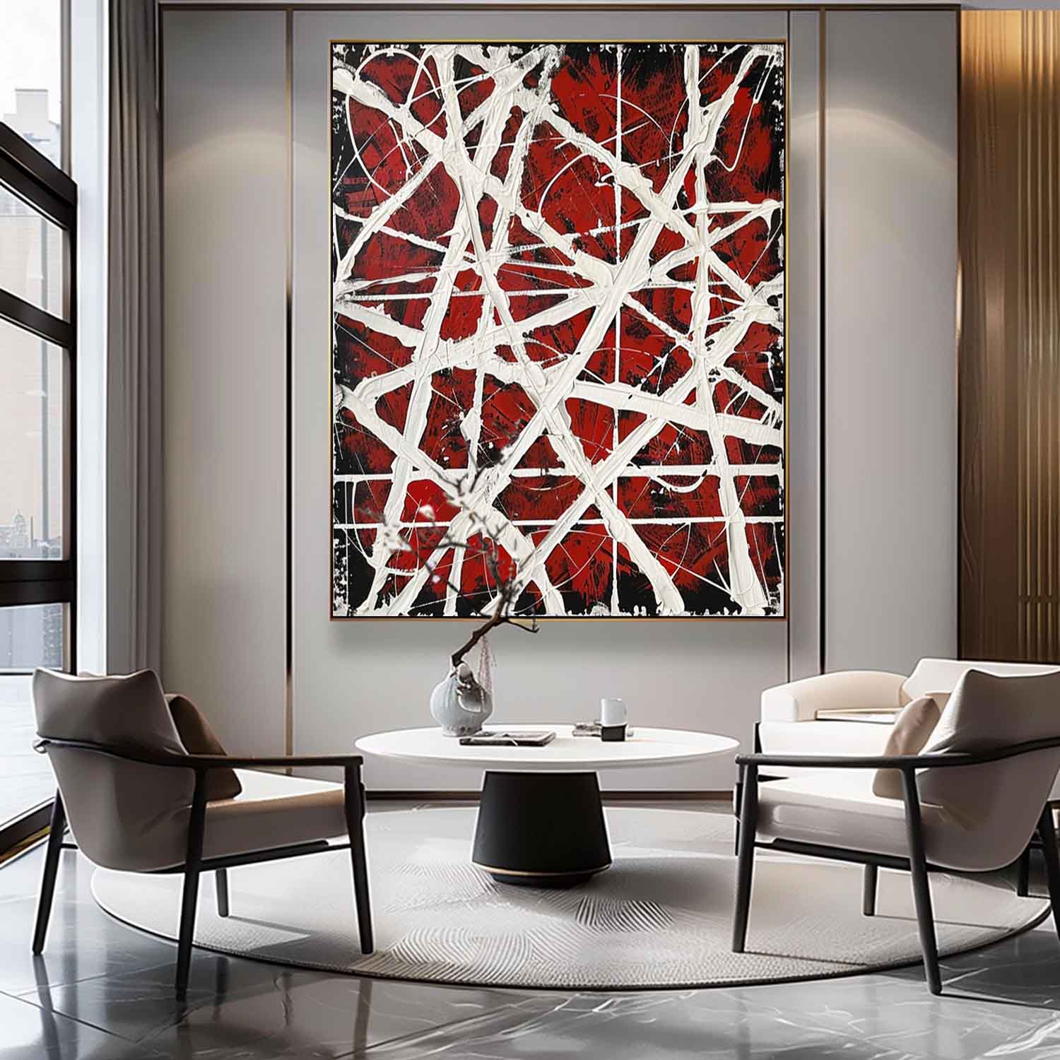 Abstract Expressionist Art AEA062 - Neutralighting