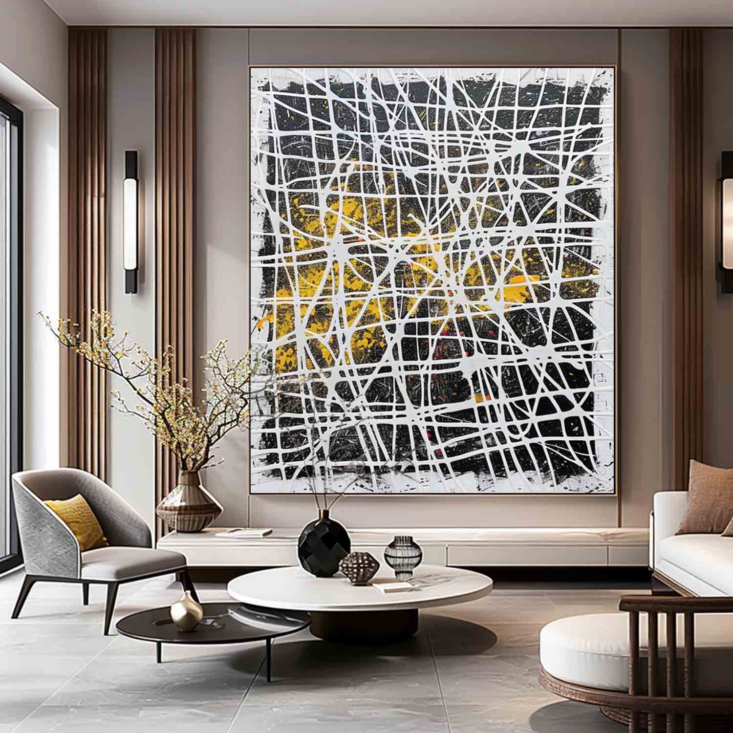Abstract Expressionist Art AEA050 - Neutralighting