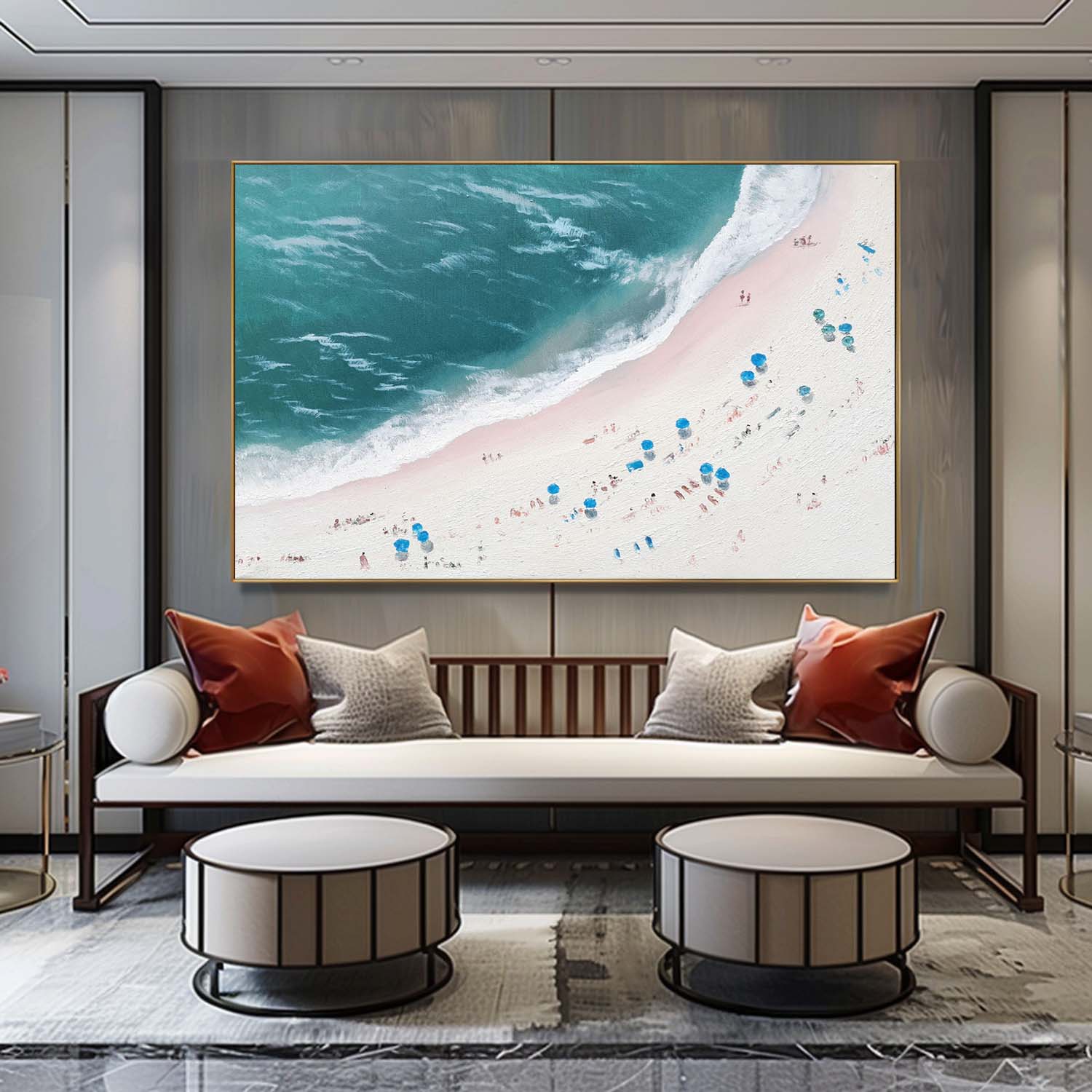 Plaster Art Texture Painting SG264 - Neutralighting