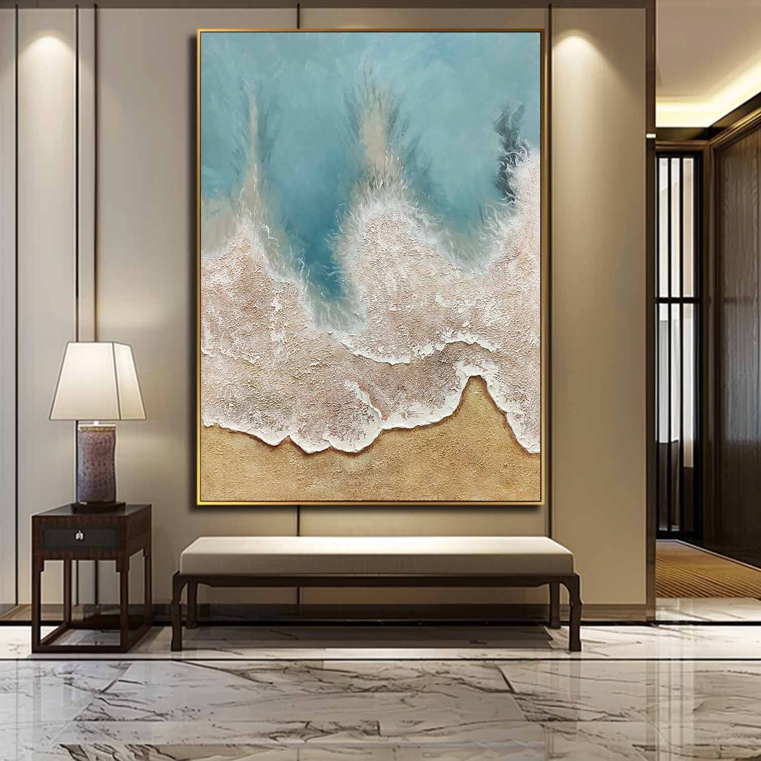 Plaster Art Texture Painting SG262 - Neutralighting
