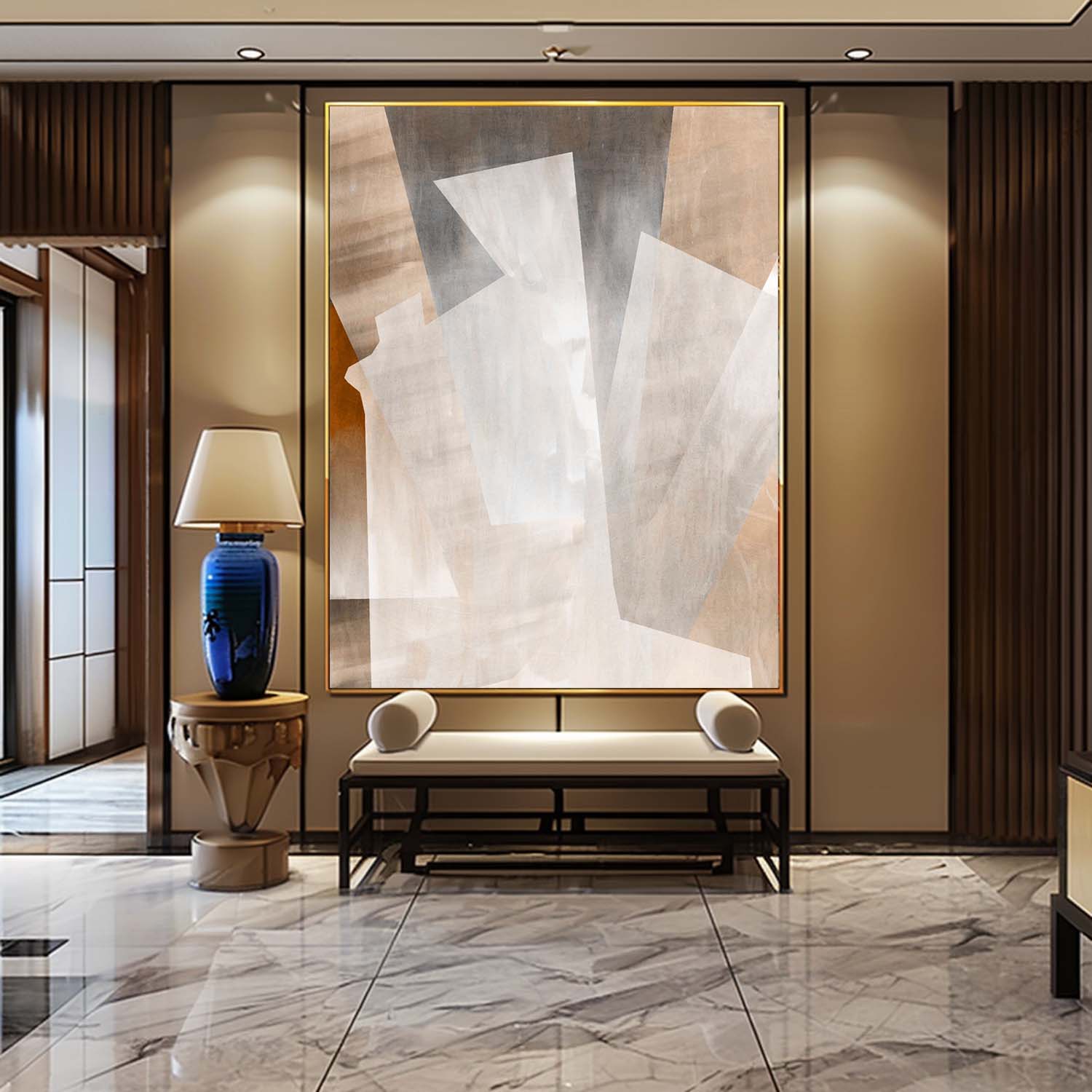 Contemporary Minimalist Art #MA086 - Neutralighting