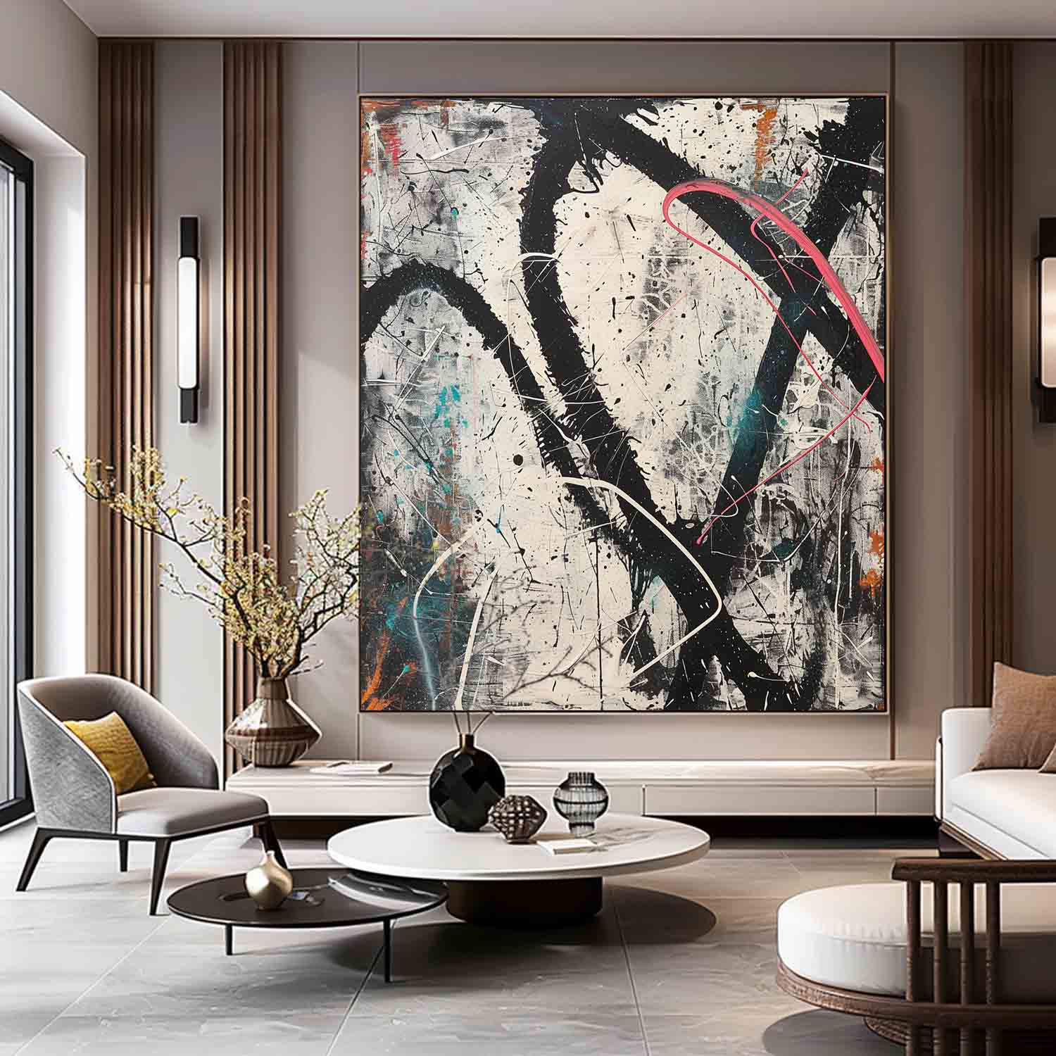 Abstract Expressionist Art AEA025 - Neutralighting