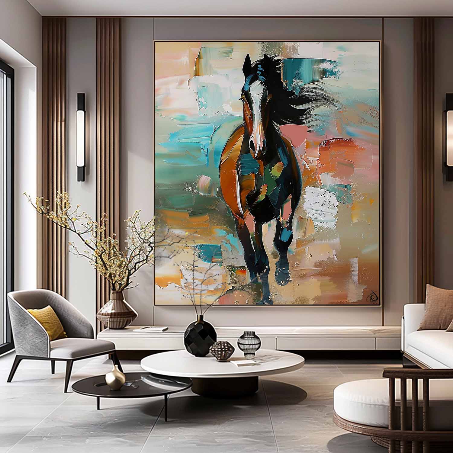 Contemporary Horse Art HA001 - Neutralighting