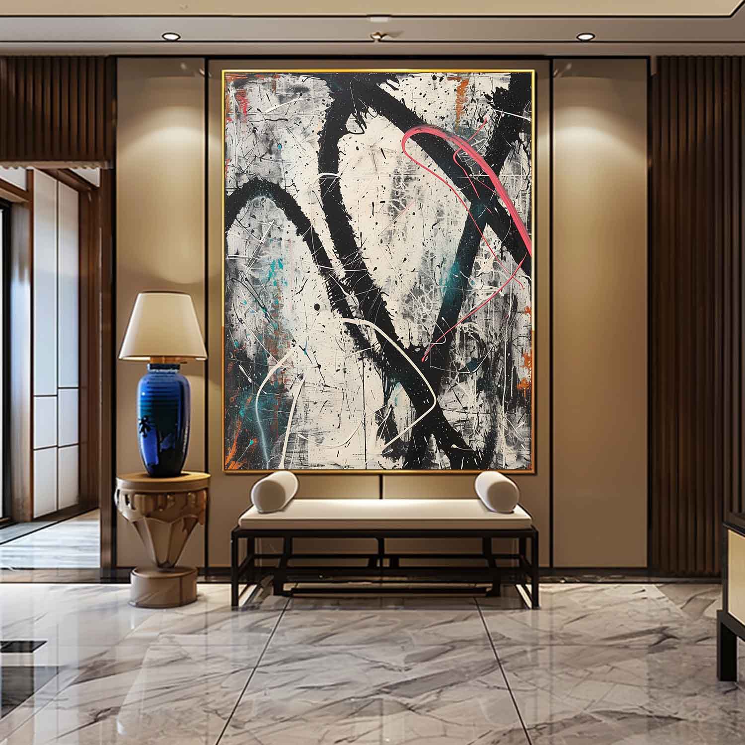 Abstract Expressionist Art AEA025 - Neutralighting
