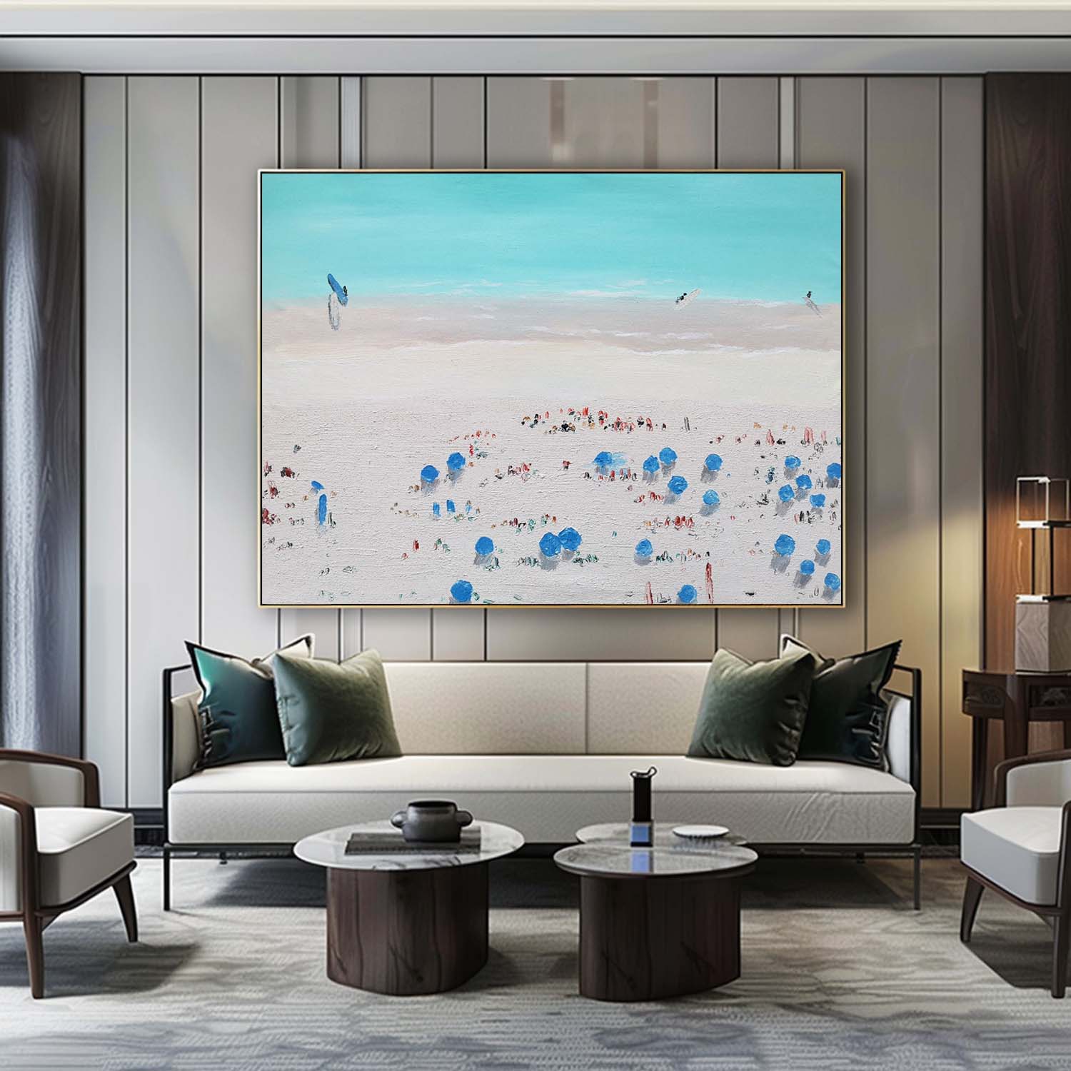 Plaster Art Texture Painting SG267 - Neutralighting