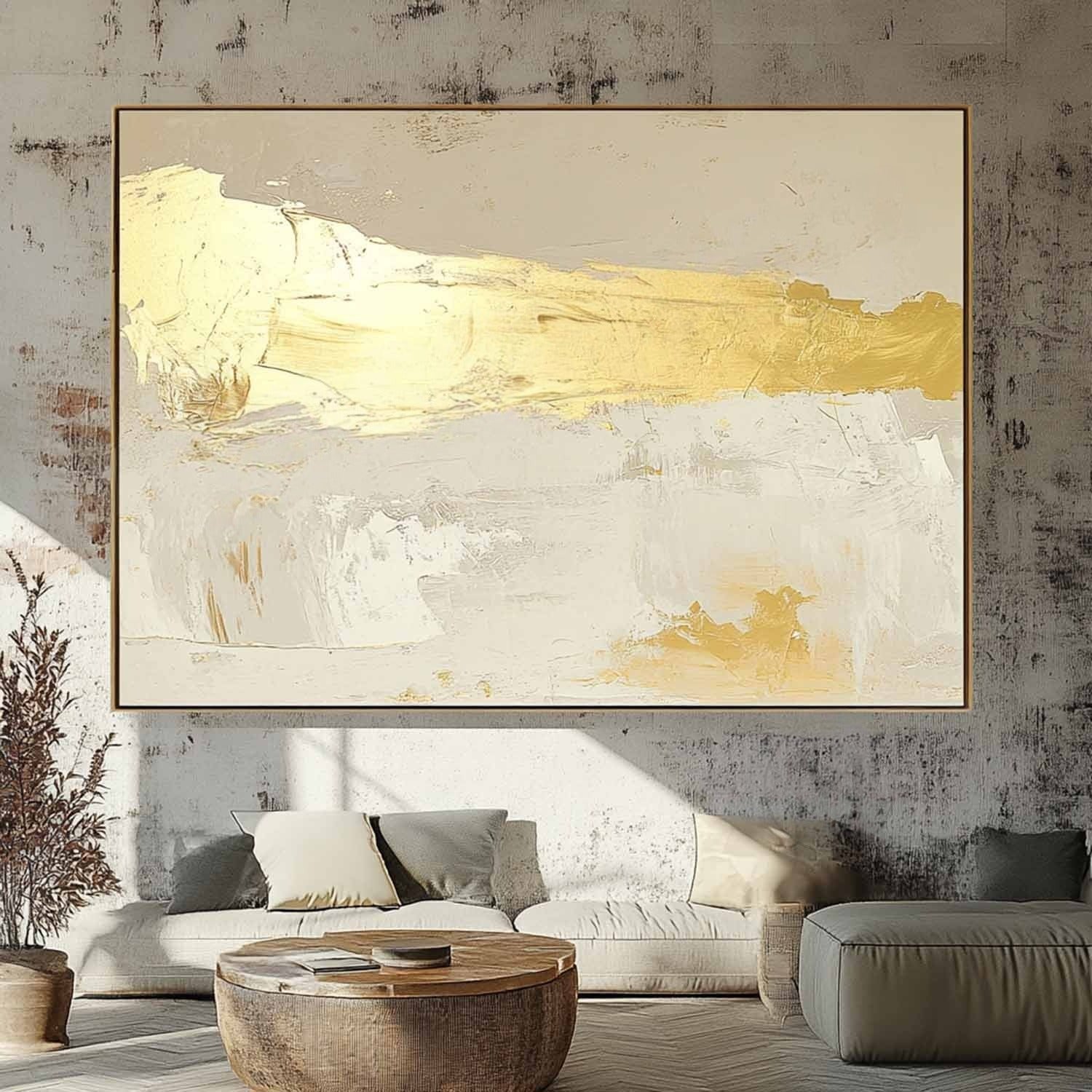 Wall Art Minimalist Textured Abstract