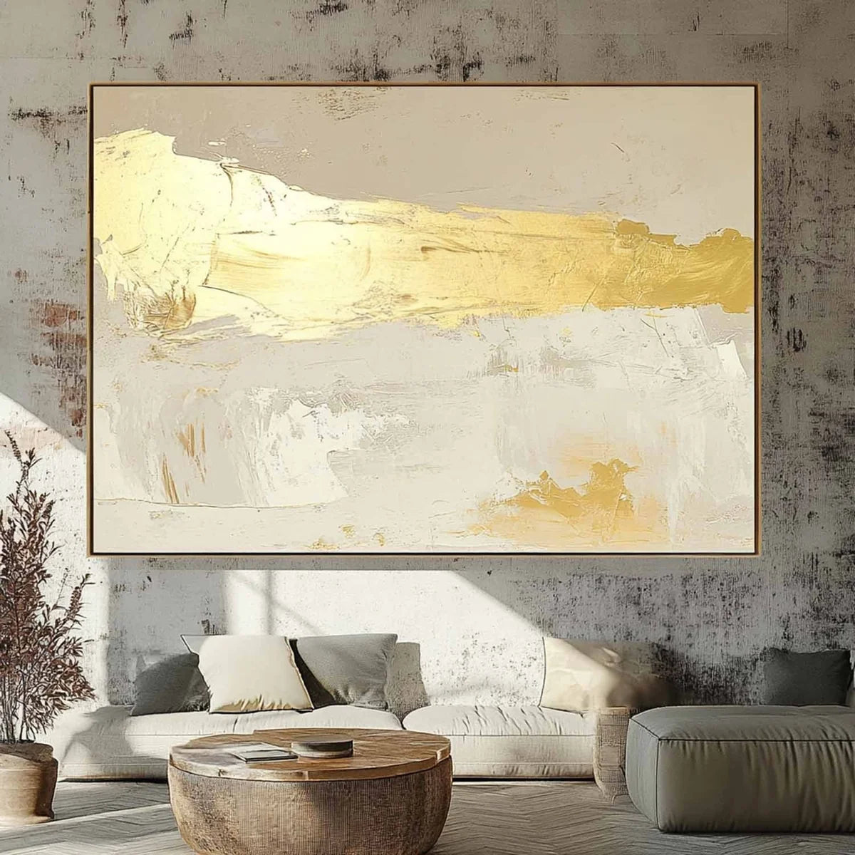 Wall Art Minimalist Textured Abstract