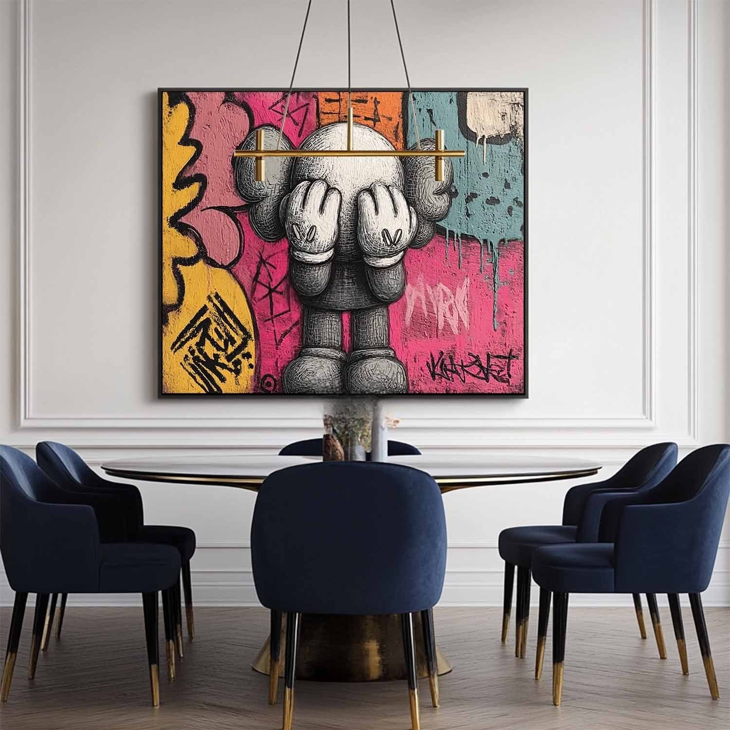 Wall Art Pop Graffiti Playful Energetic Cartoon