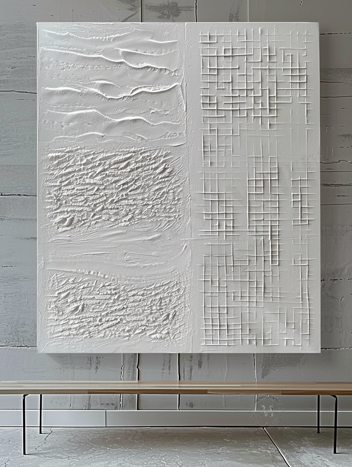 Plaster Art Texture Painting SG351 - Neutralighting
