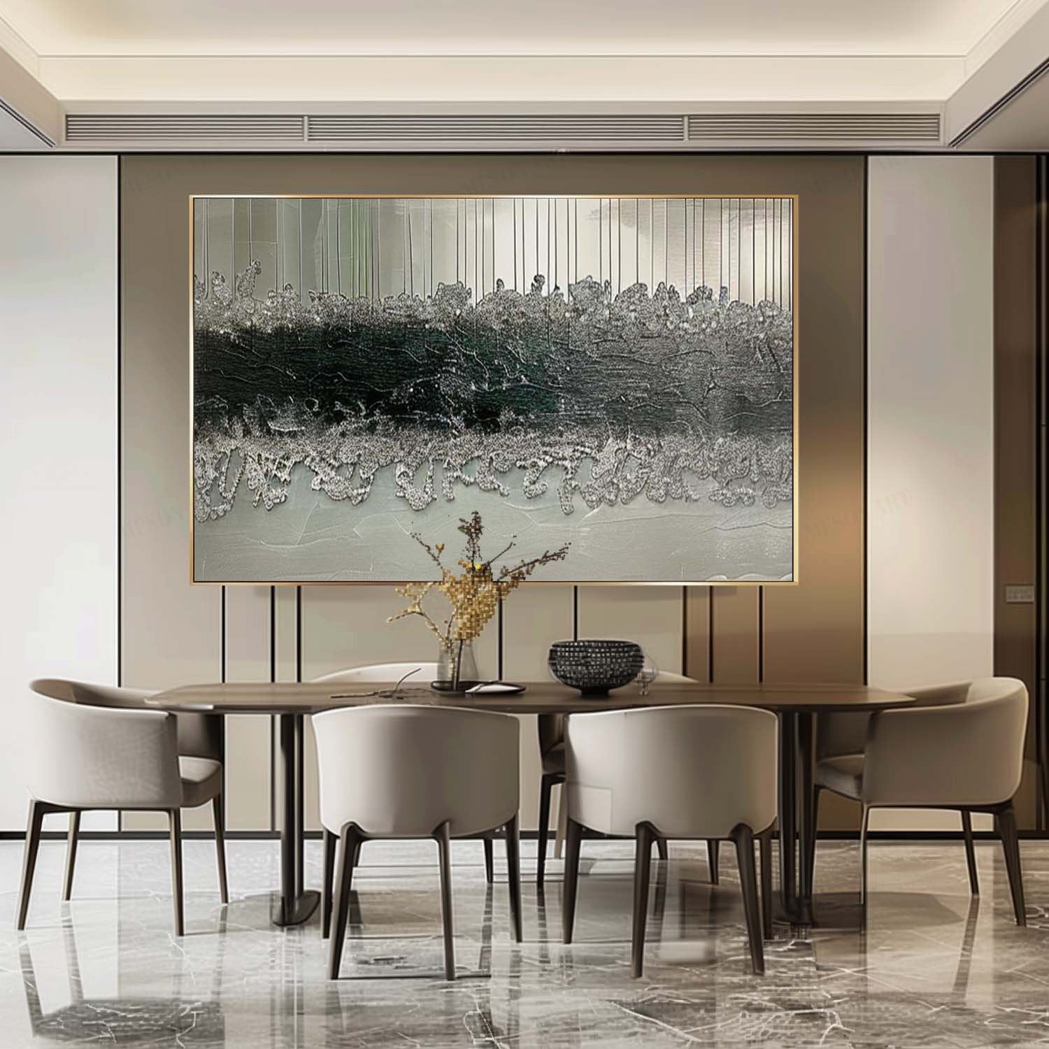 Plaster Art Texture Painting SG280 - Neutralighting