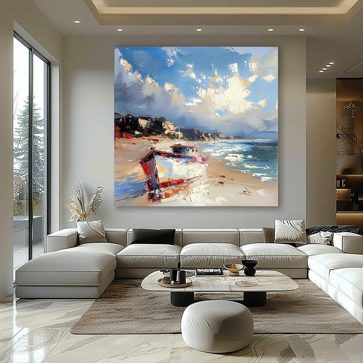Wall Art Palette Knife Impasto